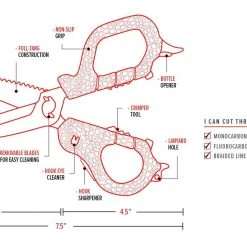 Bubba Blade Medium Shears Terminal Tackle