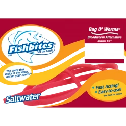 Lures Fishbites Bag O' Worms - Fast Acting Bloodworm