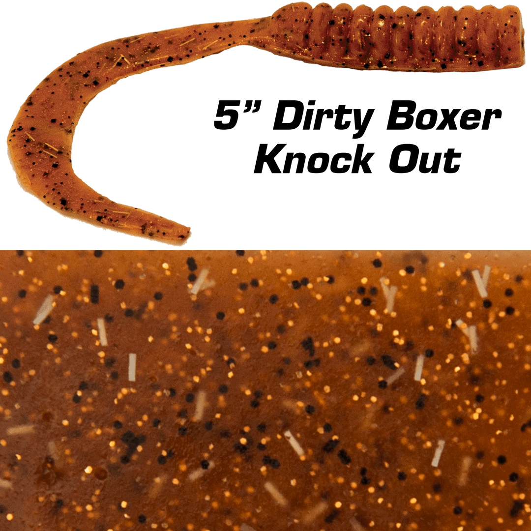 Lures Fishbites Fight Club 5" Dirty Boxer Grubs