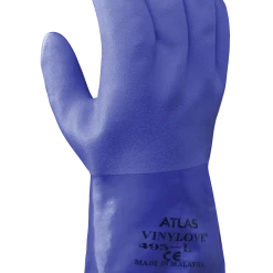 Showa Atlas 495 PVC Blue Insulated Gloves - Large