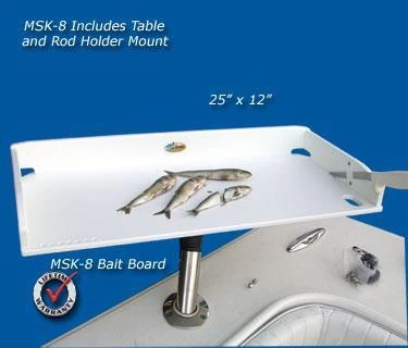 Deep Blue Marine Products Inc. Deep Blue MSK-8 MultiSystem Rod Holder Bait Table Accessories