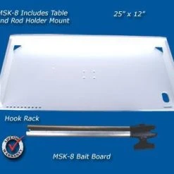 Deep Blue Marine Products Inc. Deep Blue MSK-8 MultiSystem Rod Holder Bait Table Accessories