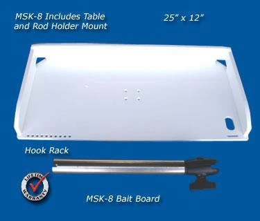 Deep Blue Marine Products Inc. Deep Blue MSK-8 MultiSystem Rod Holder Bait Table Accessories