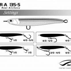 Lures Jack Fin LARA 135-S Stickbaits