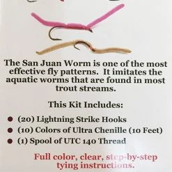 Fly Fishing Wapsi San Juan Worm Fly Tying Kit