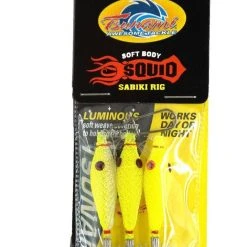 Tsunami Soft Body Squid Jig Sabiki Rig