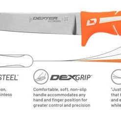 Dexter Russell Dexter Outdoors DEXTREME Dual Edge DX8S 8" Stiff Fillet Knife Terminal Tackle