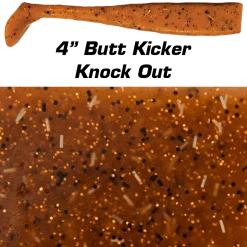 Fishbites Fight Club 4" Butt Kicker Paddle Tails