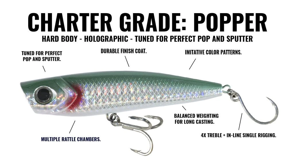 Lures Hogy Charter Grade Poppers