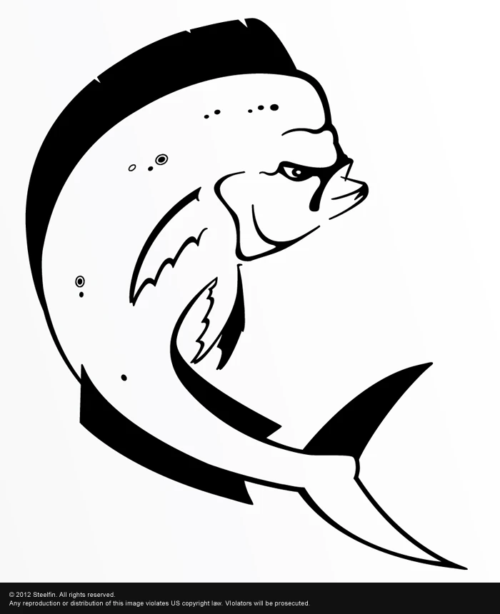 SteelFin Fish Species Decals Accessories