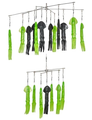 SquidNation Squid Nation 9 Inch Compact Squid Dredges Lures