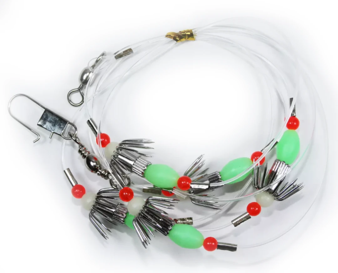 Lures Promar Ahi 5-Hook Squid Gangion Chain