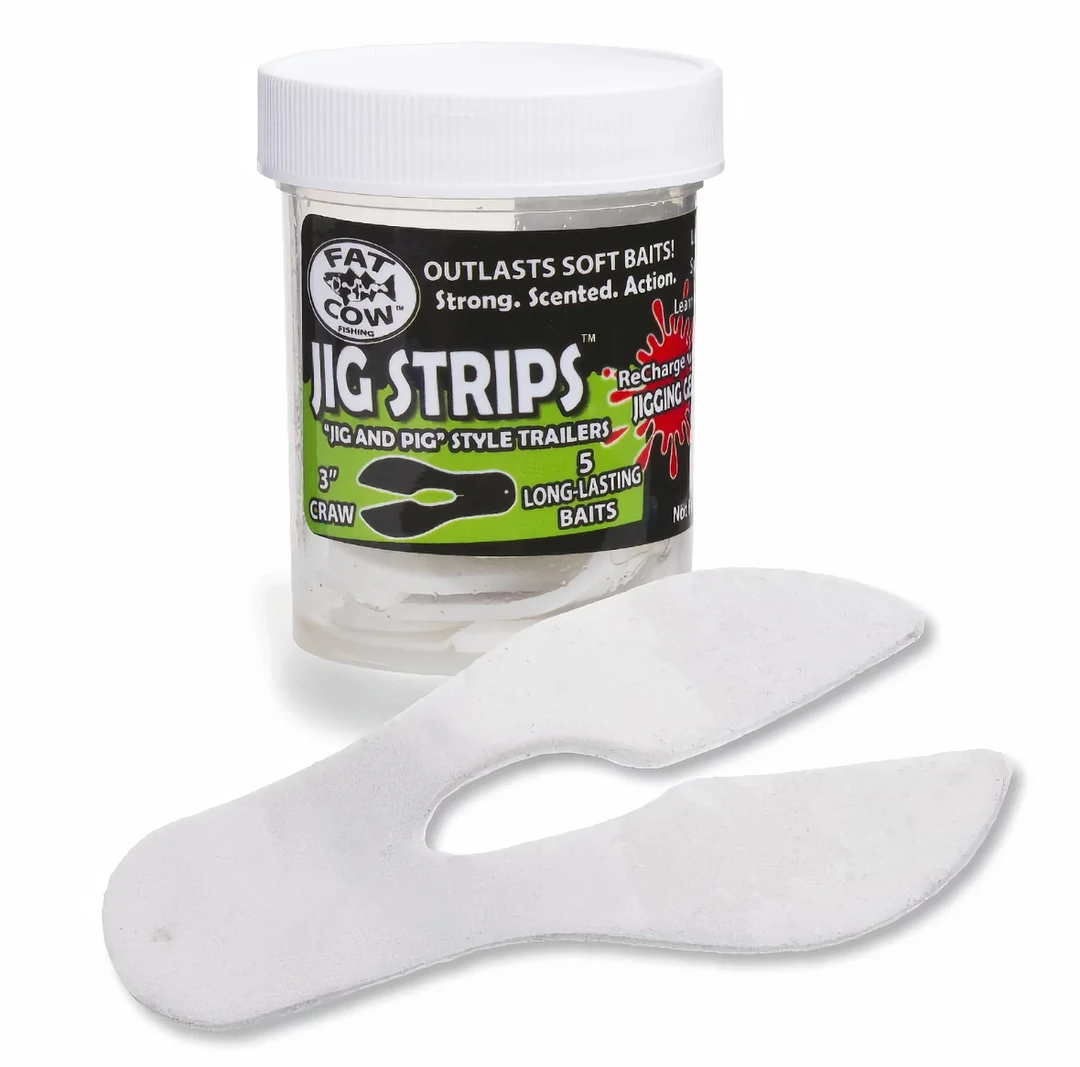 Fat Cow Fishing Lures Fat Cow 3" Craw Trailer Jig Strips