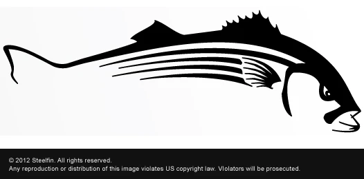 SteelFin Fish Species Decals Accessories