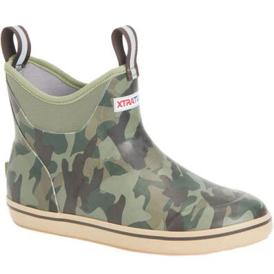 XTRATUF 6 In. Ankle Deck Boot - Camo Apparel