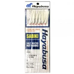 Hayabusa Sabiki EX123 White Feather Bait Catching Rigs Terminal Tackle