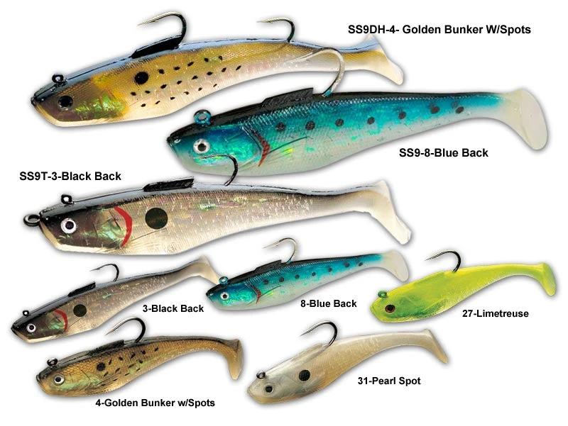 Tsunami Holographic Swim Shad Lures